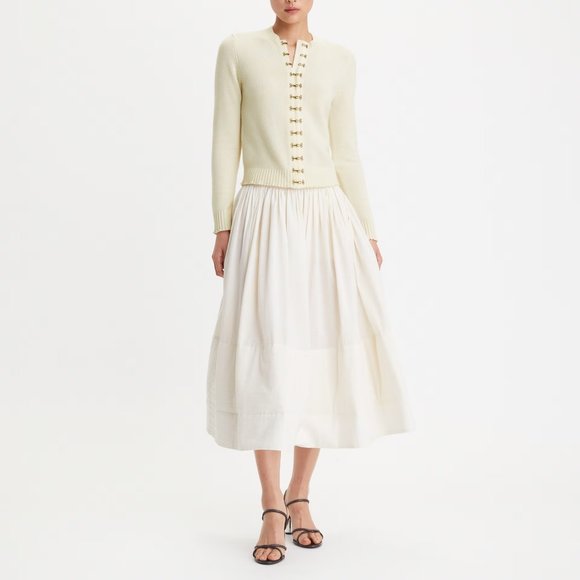 Tory Burch $428 Cylinder Metallic Silver Mirror Heel Sandal - Picture 7 of 9